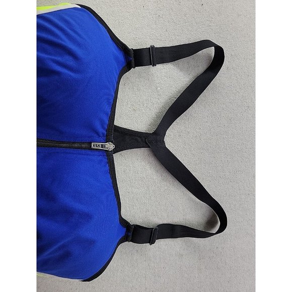Victoria Secret VSX Zip Front Women's 32DD Sports Bra Racerback High Impact - Picture 3 of 10